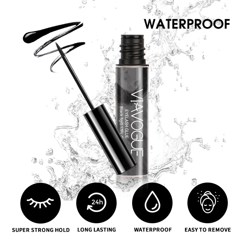 Black Cluster Eyelash Adhesive DIY Segmented Lash Lifting Glue Waterproof Sweatproof Eye Makeup Base Makeup Cosmetic